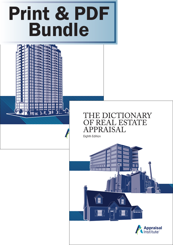 Book Cover for (NEW) The Appraisal of Real Estate, 16th Ed. + The Dictionary of Real Estate Appraisal, 8th Ed. - Print + PDF Bundle